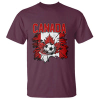 Canada Soccer Fan T Shirt Canadian Football Game Day Suppoter
