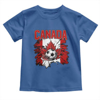Canada Soccer Fan Toddler T Shirt Canadian Football Game Day Suppoter