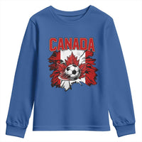 Canada Soccer Fan Youth Sweatshirt Canadian Football Game Day Suppoter