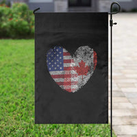 Half Canadian Half American USA Flag Canada America Garden Flag