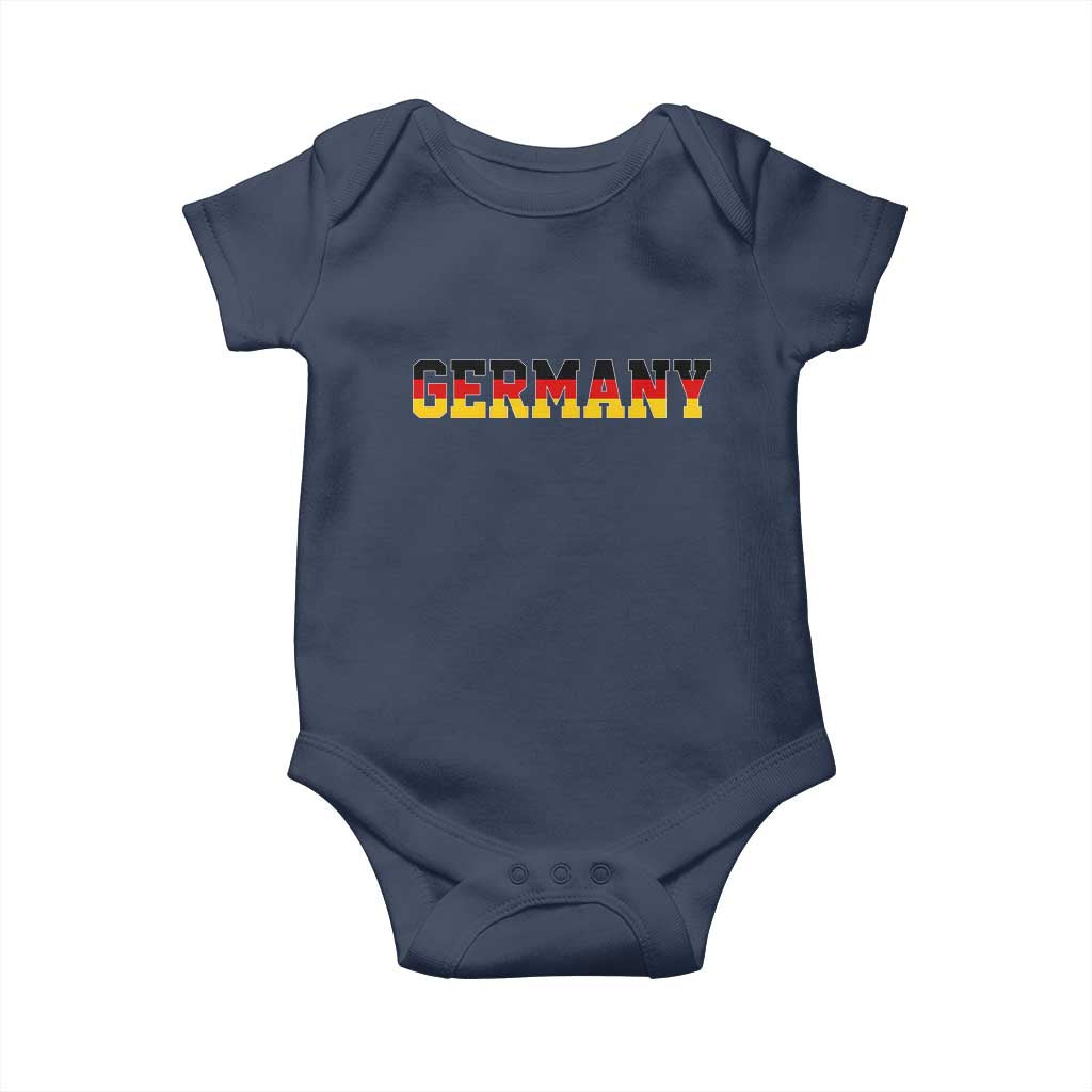 Germany Deutschland German Flag Baby Onesie