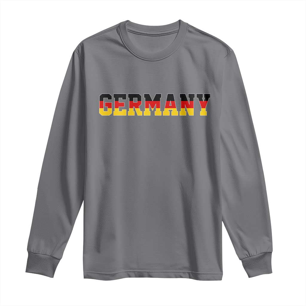 Germany Deutschland German Flag Long Sleeve Shirt