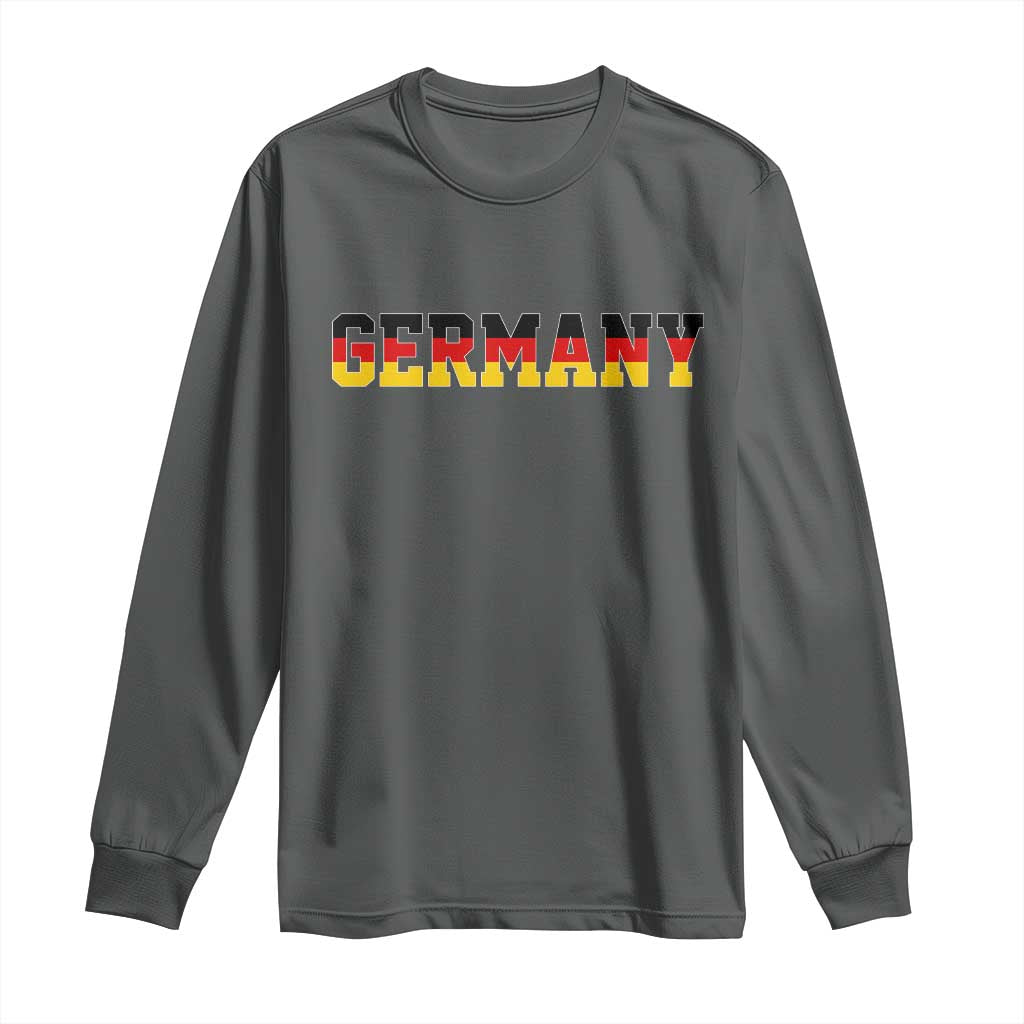 Germany Deutschland German Flag Long Sleeve Shirt