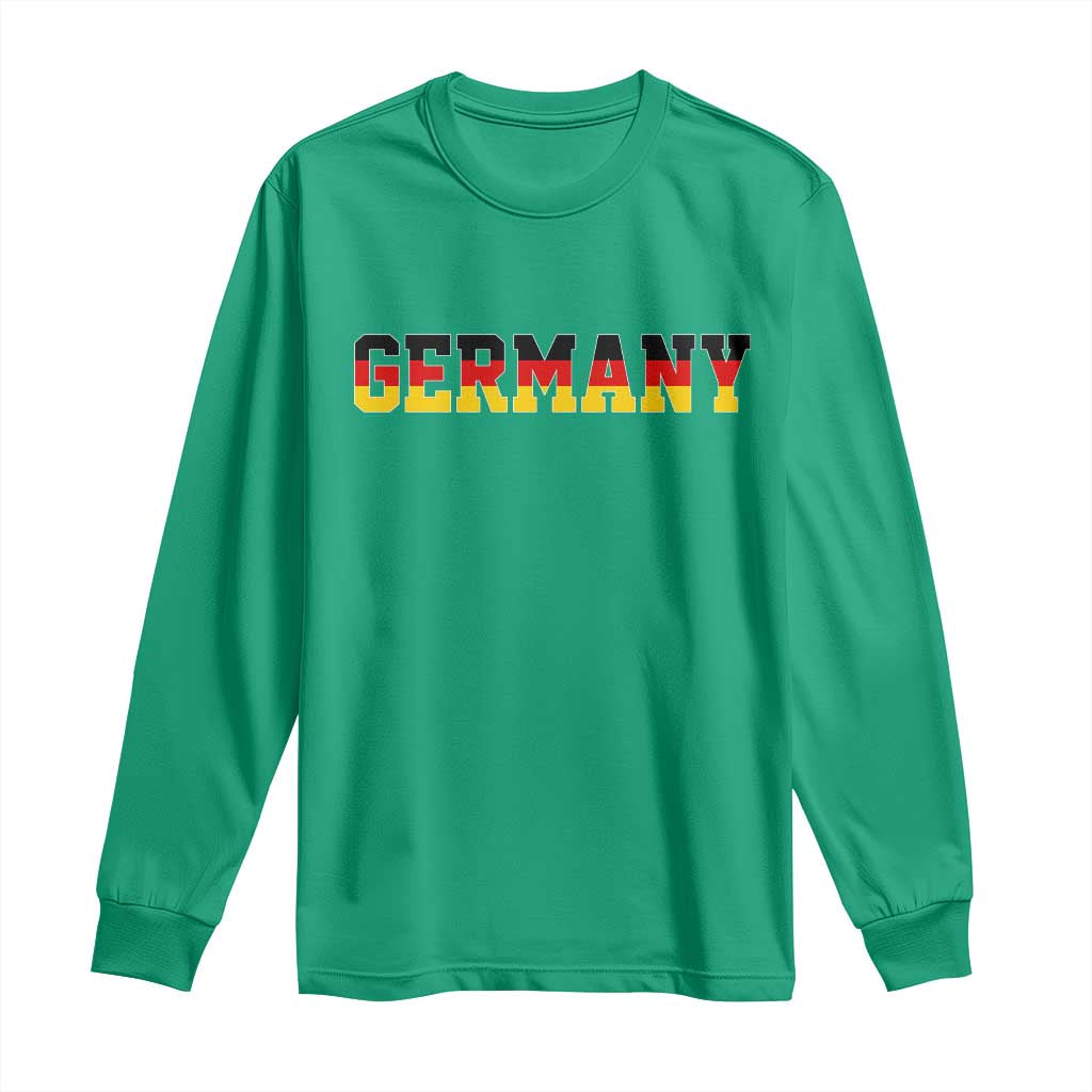 Germany Deutschland German Flag Long Sleeve Shirt