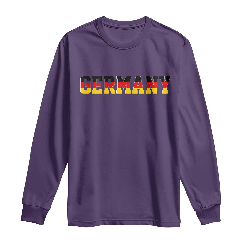 Germany Deutschland German Flag Long Sleeve Shirt