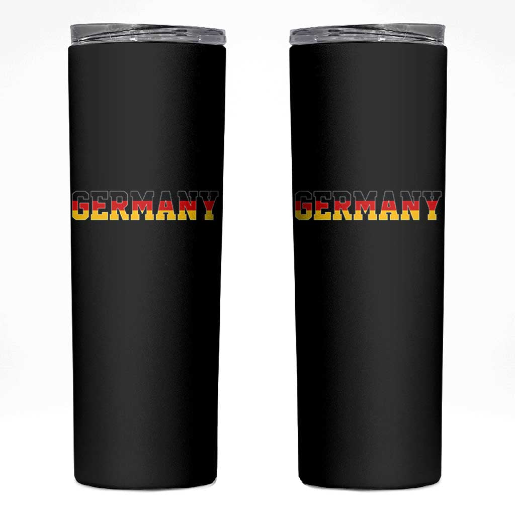 Germany Deutschland German Flag Skinny Tumbler