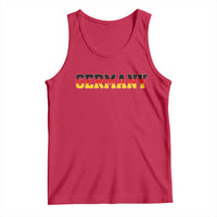 Germany Deutschland German Flag Tank Top