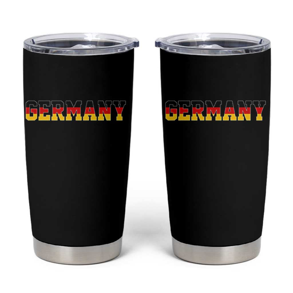 Germany Deutschland German Flag Tumbler Cup