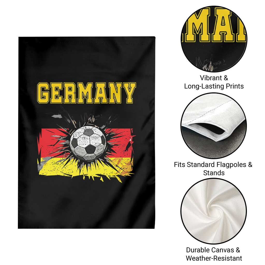 Germany Soccer Fan Garden Flag German Football Game Day Supporter