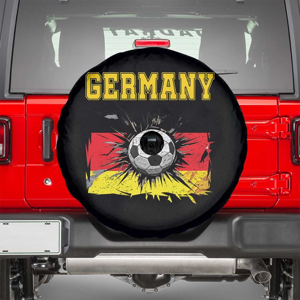 Germany Soccer Fan Spare Tire Cover German Football Game Day Supporter