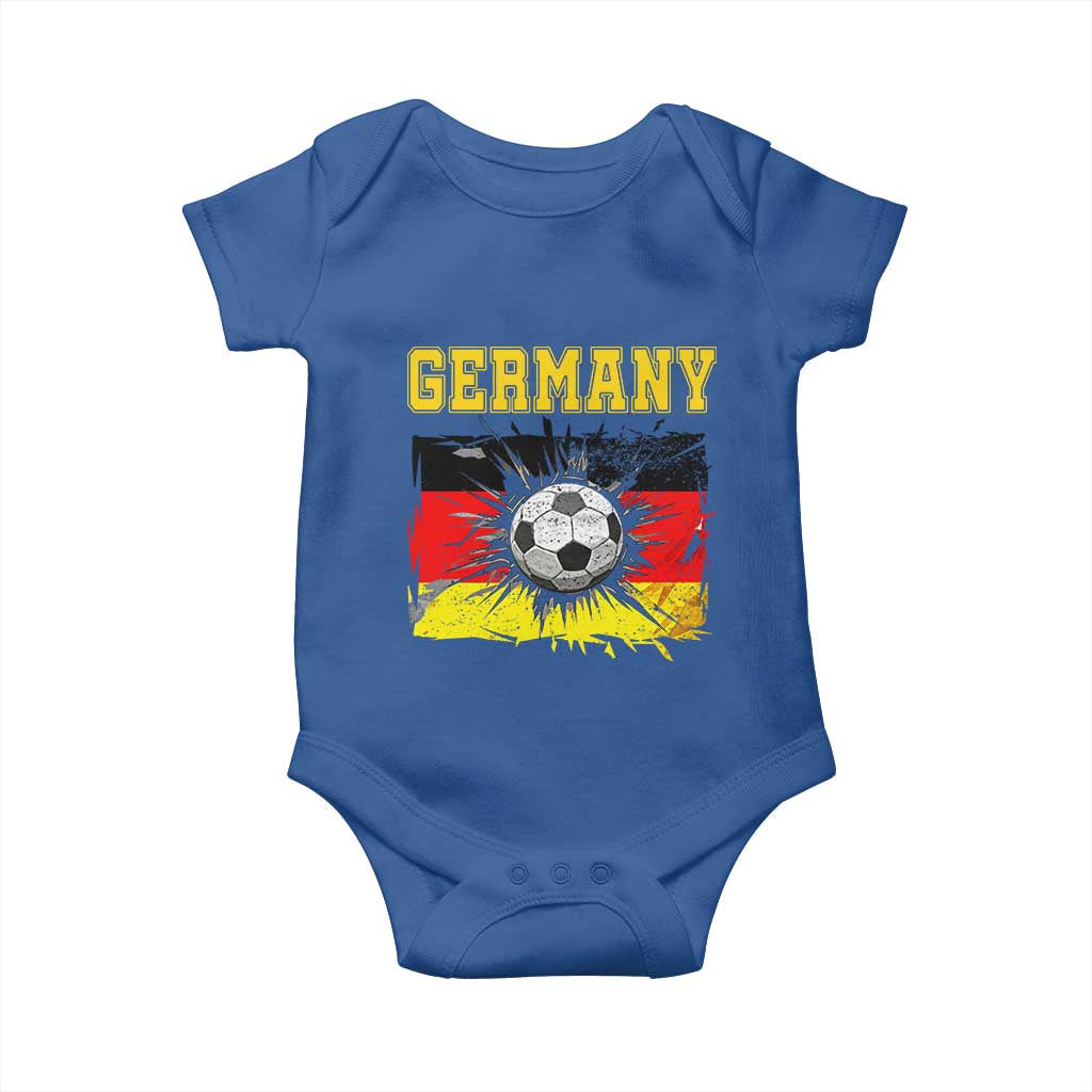 Germany Soccer Fan Baby Onesie German Football Game Day Supporter