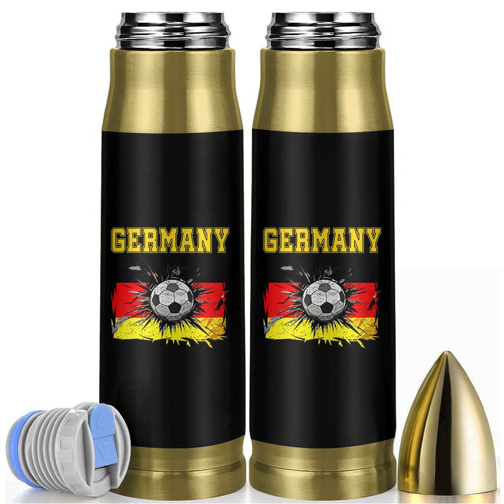 Germany Soccer Fan Bullet Tumbler German Football Game Day Supporter