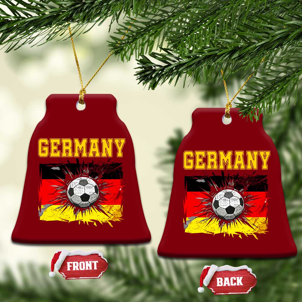 Germany Soccer Fan Ceramic Ornament German Football Game Day Supporter