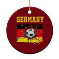 Germany Soccer Fan Ceramic Ornament German Football Game Day Supporter