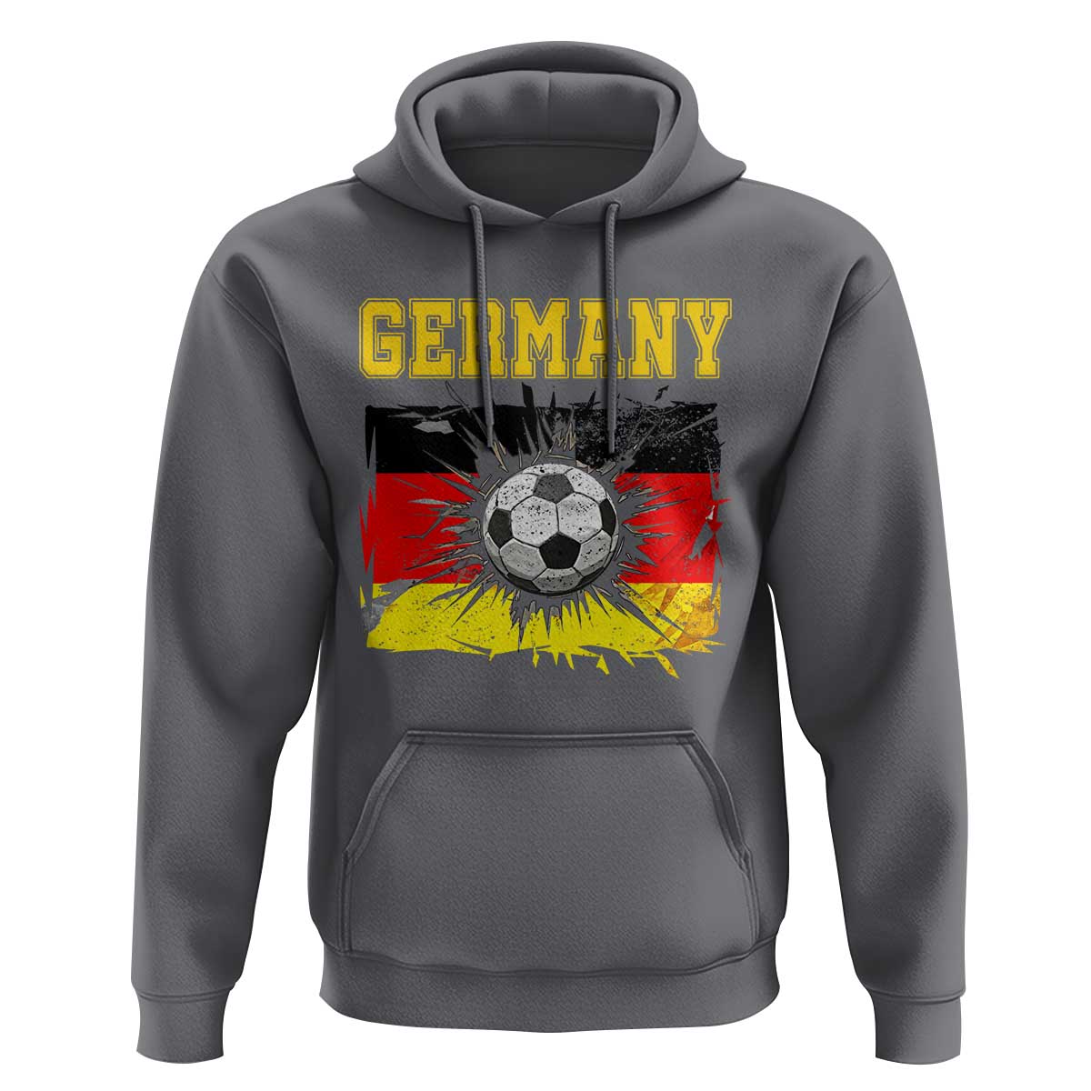 Germany Soccer Fan Hoodie German Football Game Day Supporter