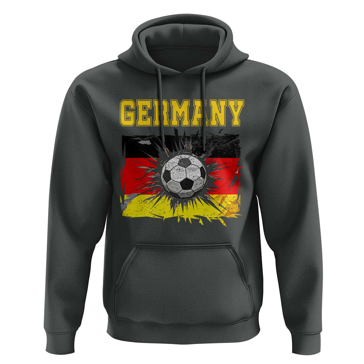 Germany Soccer Fan Hoodie German Football Game Day Supporter