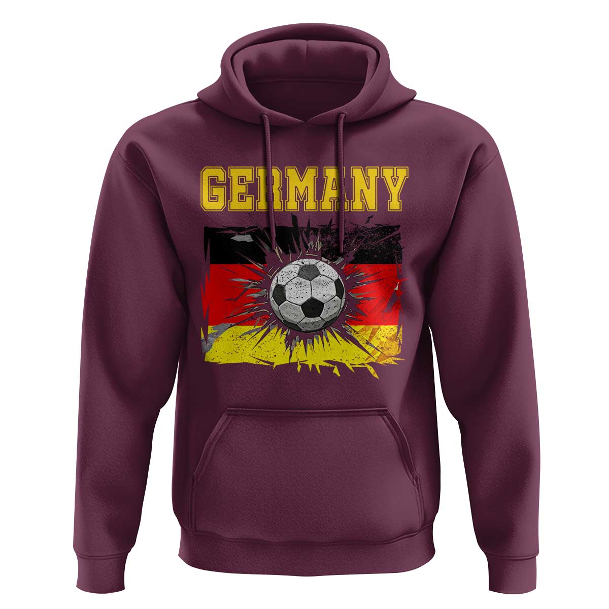 Germany Soccer Fan Hoodie German Football Game Day Supporter