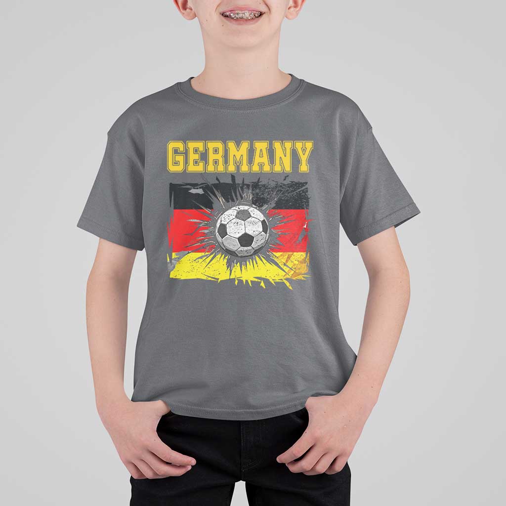 Germany Soccer Fan T Shirt For Kid German Football Game Day Supporter