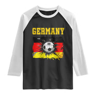 Germany Soccer Fan Raglan Shirt German Football Game Day Supporter
