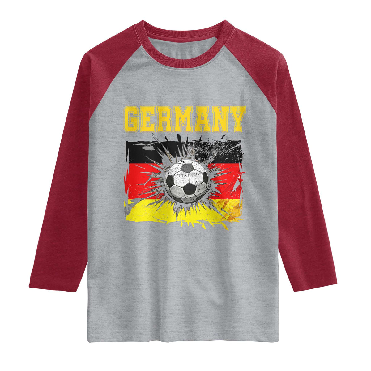 Germany Soccer Fan Raglan Shirt German Football Game Day Supporter