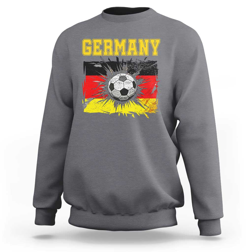Germany Soccer Fan Sweatshirt German Football Game Day Supporter