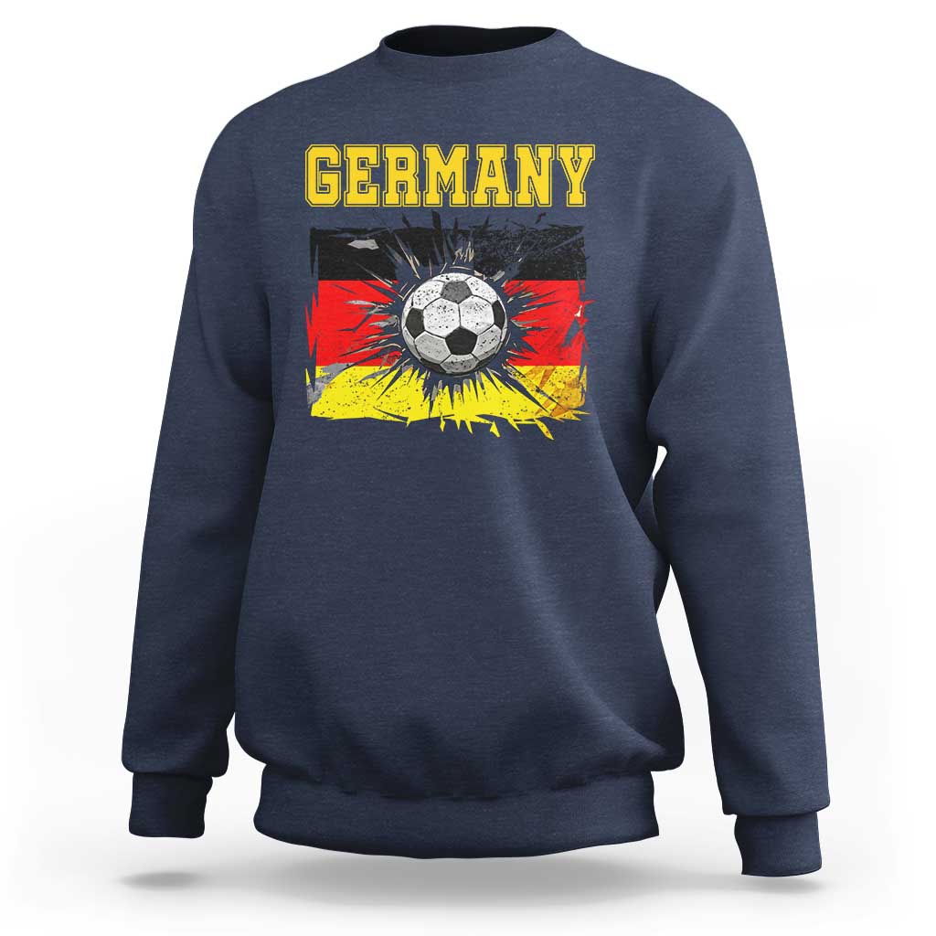 Germany Soccer Fan Sweatshirt German Football Game Day Supporter