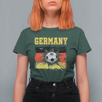 Germany Soccer Fan T Shirt For Women German Football Game Day Supporter