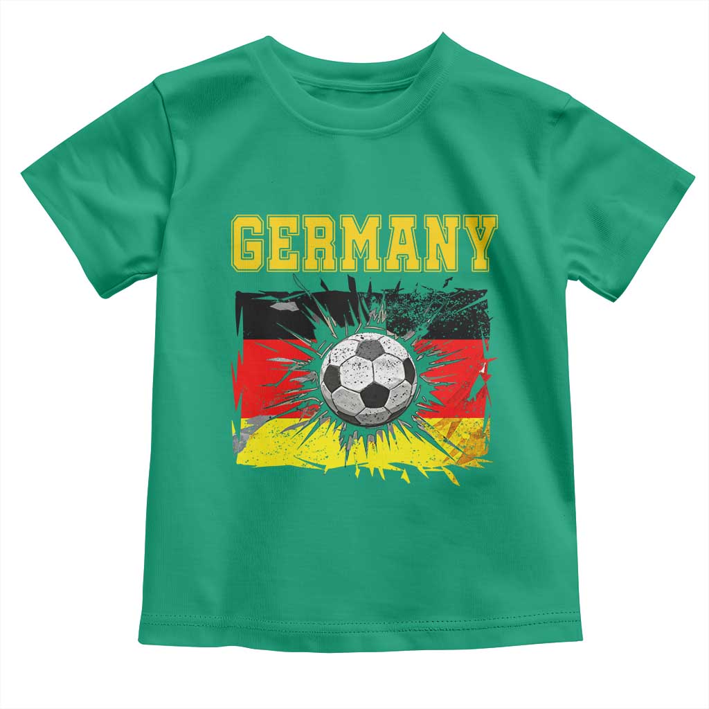 Germany Soccer Fan Toddler T Shirt German Football Game Day Supporter