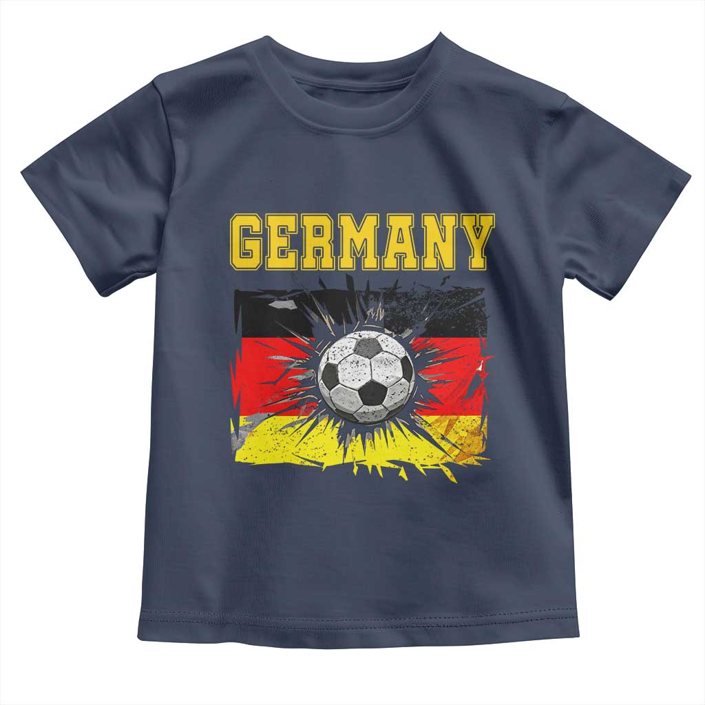 Germany Soccer Fan Toddler T Shirt German Football Game Day Supporter