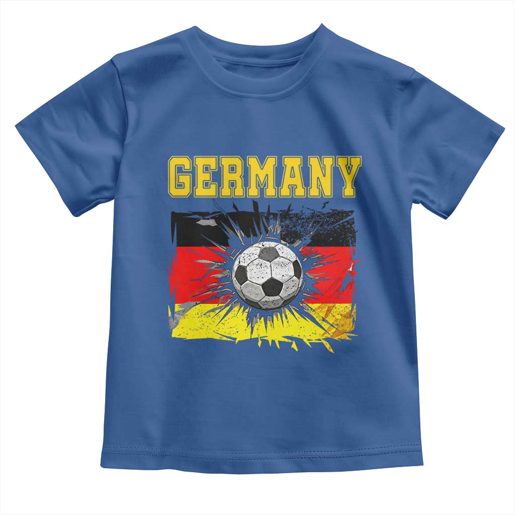 Germany Soccer Fan Toddler T Shirt German Football Game Day Supporter