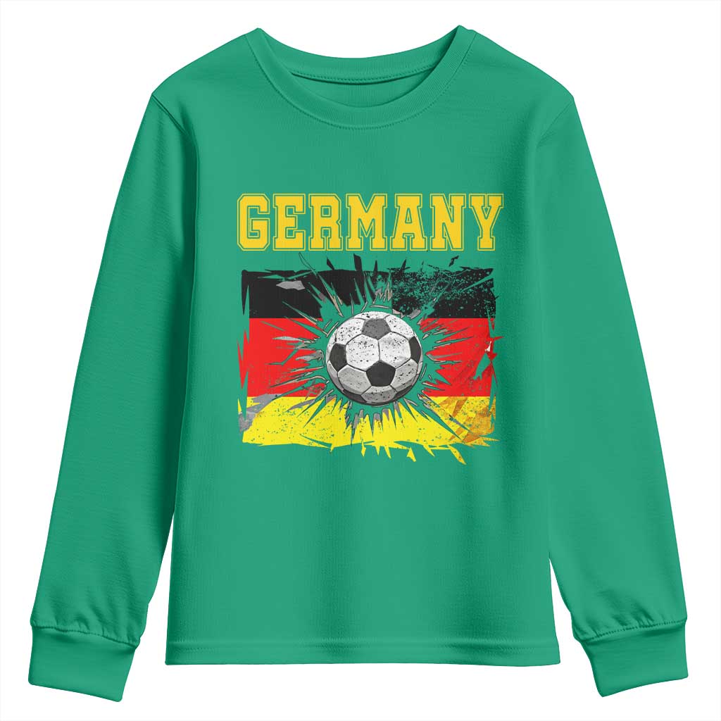 Germany Soccer Fan Youth Sweatshirt German Football Game Day Supporter