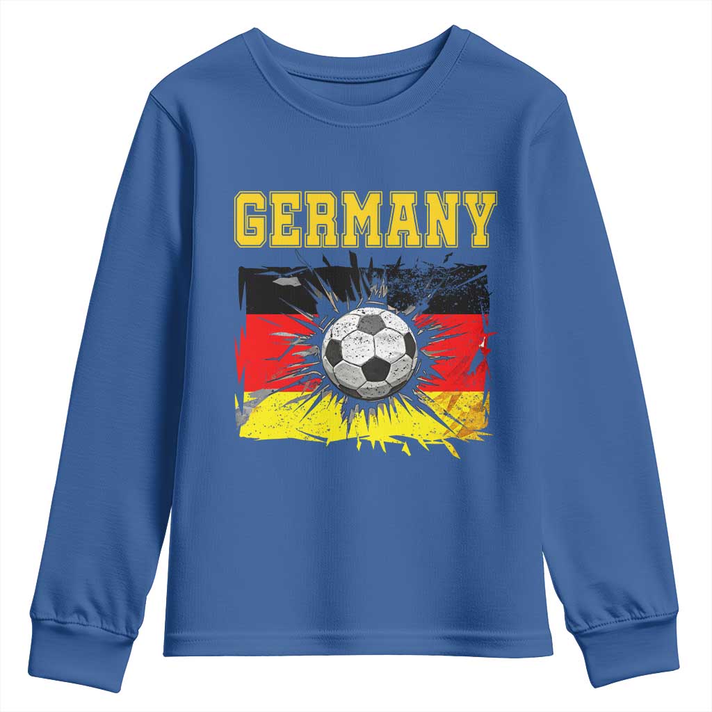 Germany Soccer Fan Youth Sweatshirt German Football Game Day Supporter