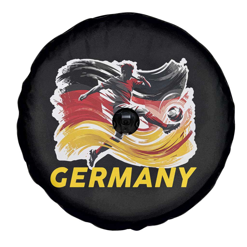 Germany Soccer Fan Spare Tire Cover German Football Flag Game Day Supporter
