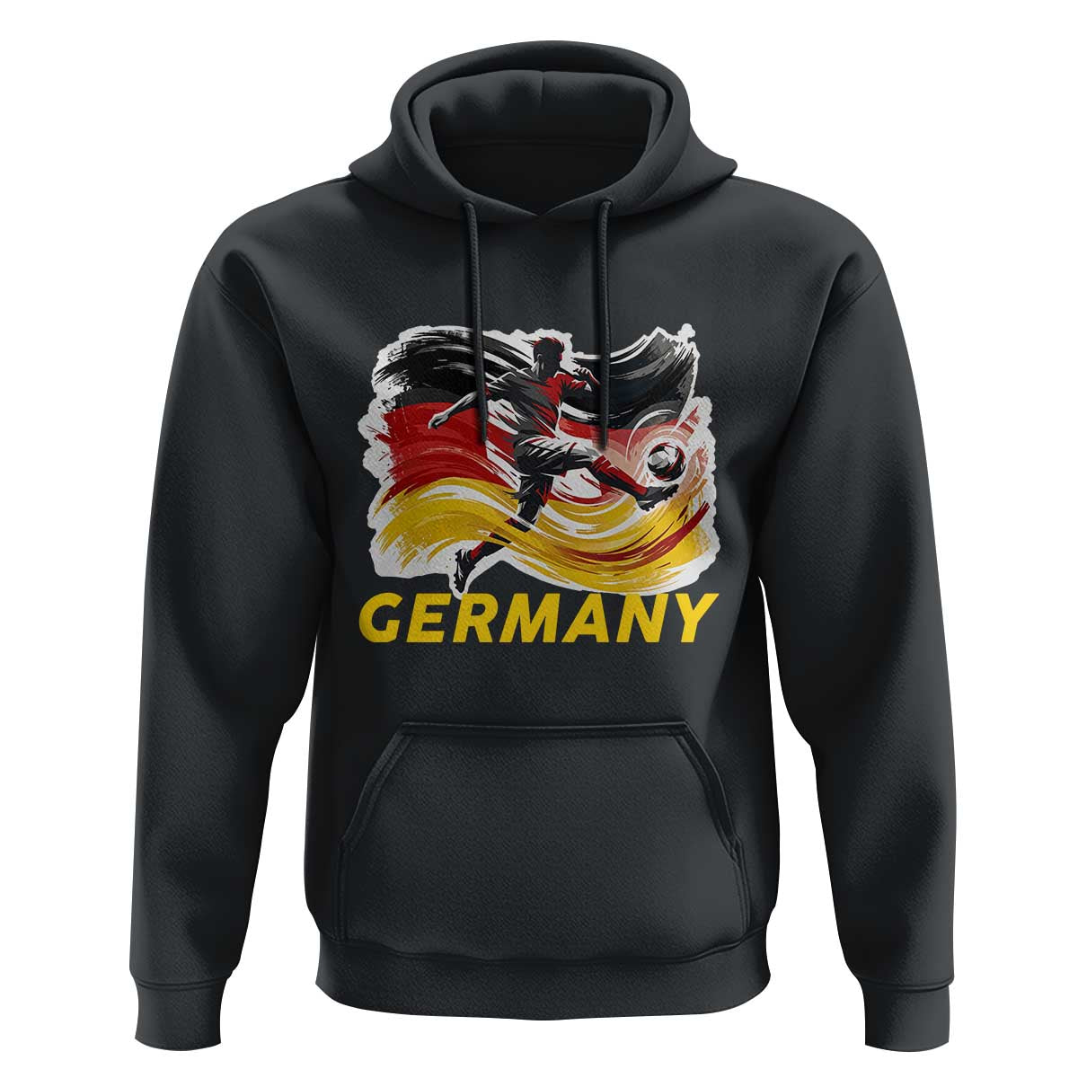 Germany Soccer Fan Hoodie German Football Flag Game Day Supporter