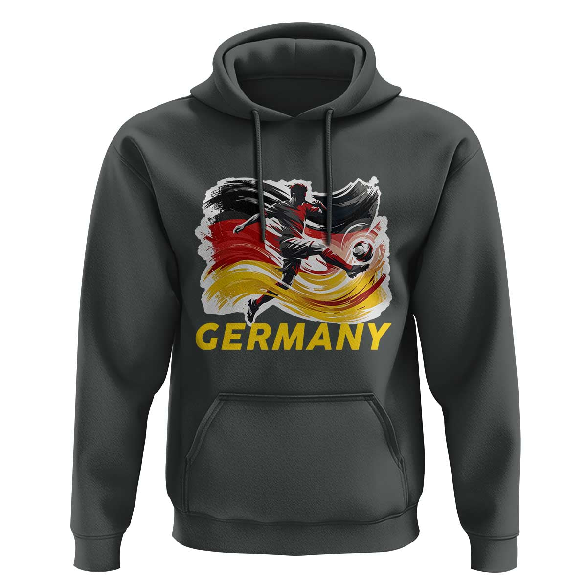 Germany Soccer Fan Hoodie German Football Flag Game Day Supporter