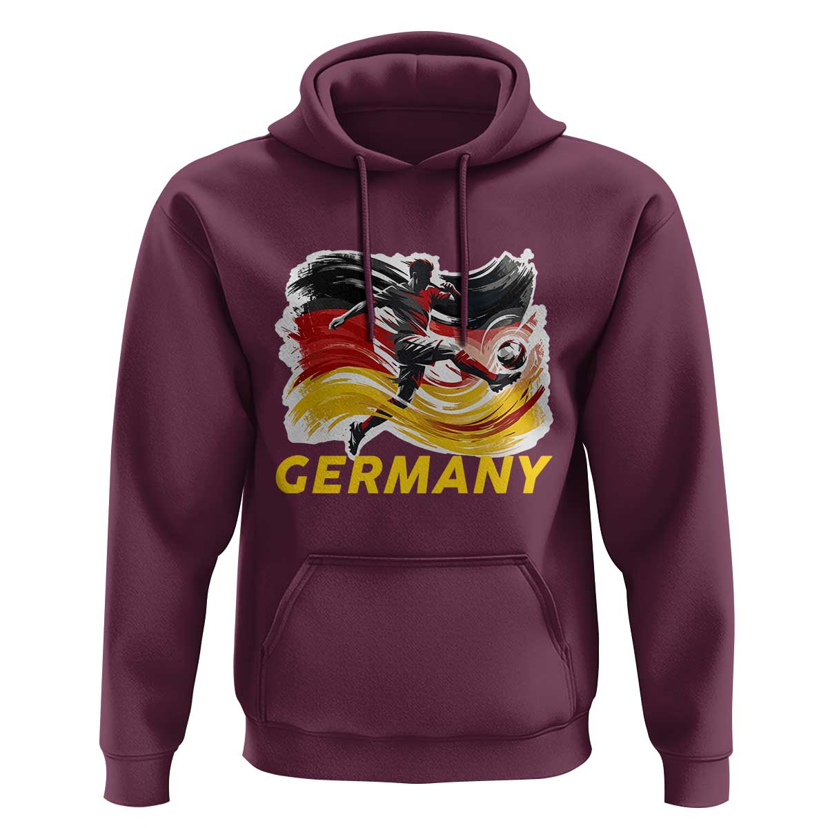Germany Soccer Fan Hoodie German Football Flag Game Day Supporter