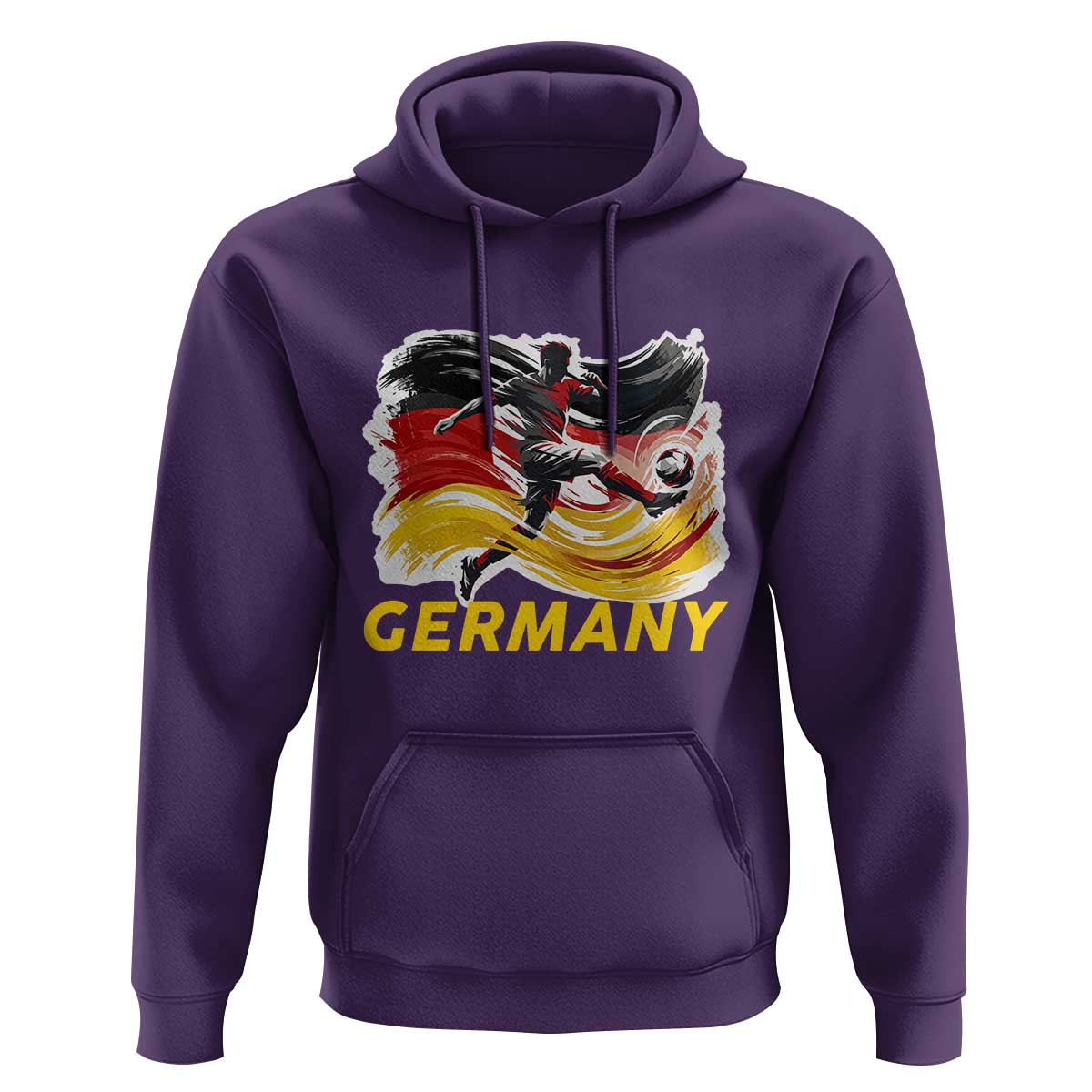 Germany Soccer Fan Hoodie German Football Flag Game Day Supporter