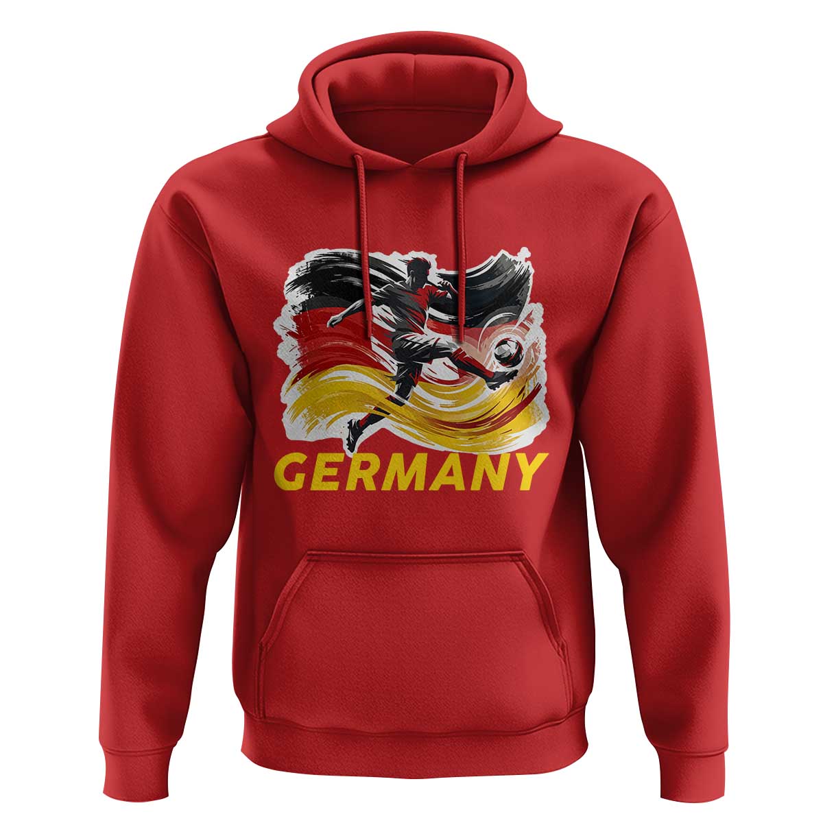 Germany Soccer Fan Hoodie German Football Flag Game Day Supporter