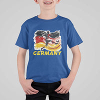 Germany Soccer Fan T Shirt For Kid German Football Flag Game Day Supporter