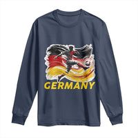 Germany Soccer Fan Long Sleeve Shirt German Football Flag Game Day Supporter