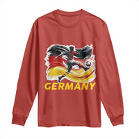 Germany Soccer Fan Long Sleeve Shirt German Football Flag Game Day Supporter