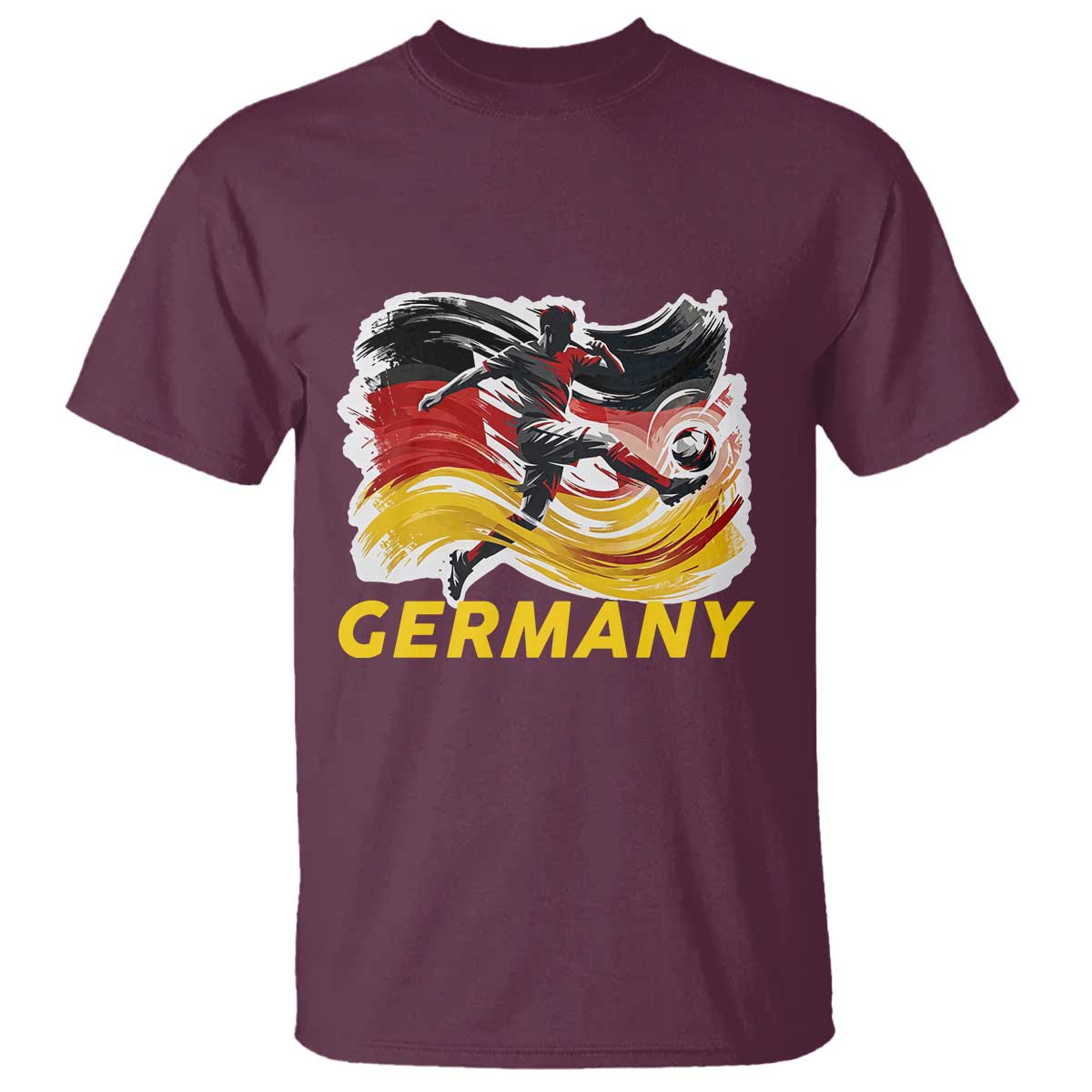 Germany Soccer Fan T Shirt German Football Flag Game Day Supporter