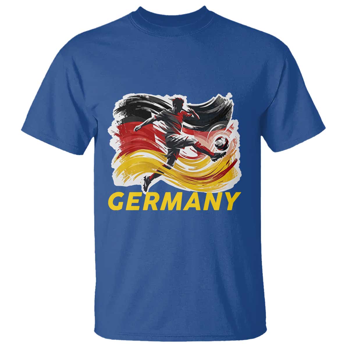 Germany Soccer Fan T Shirt German Football Flag Game Day Supporter
