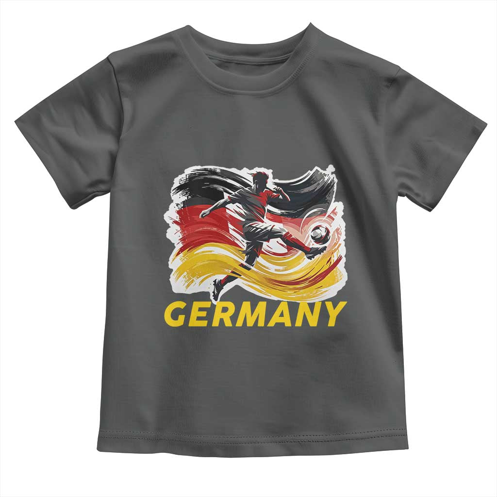 Germany Soccer Fan Toddler T Shirt German Football Flag Game Day Supporter