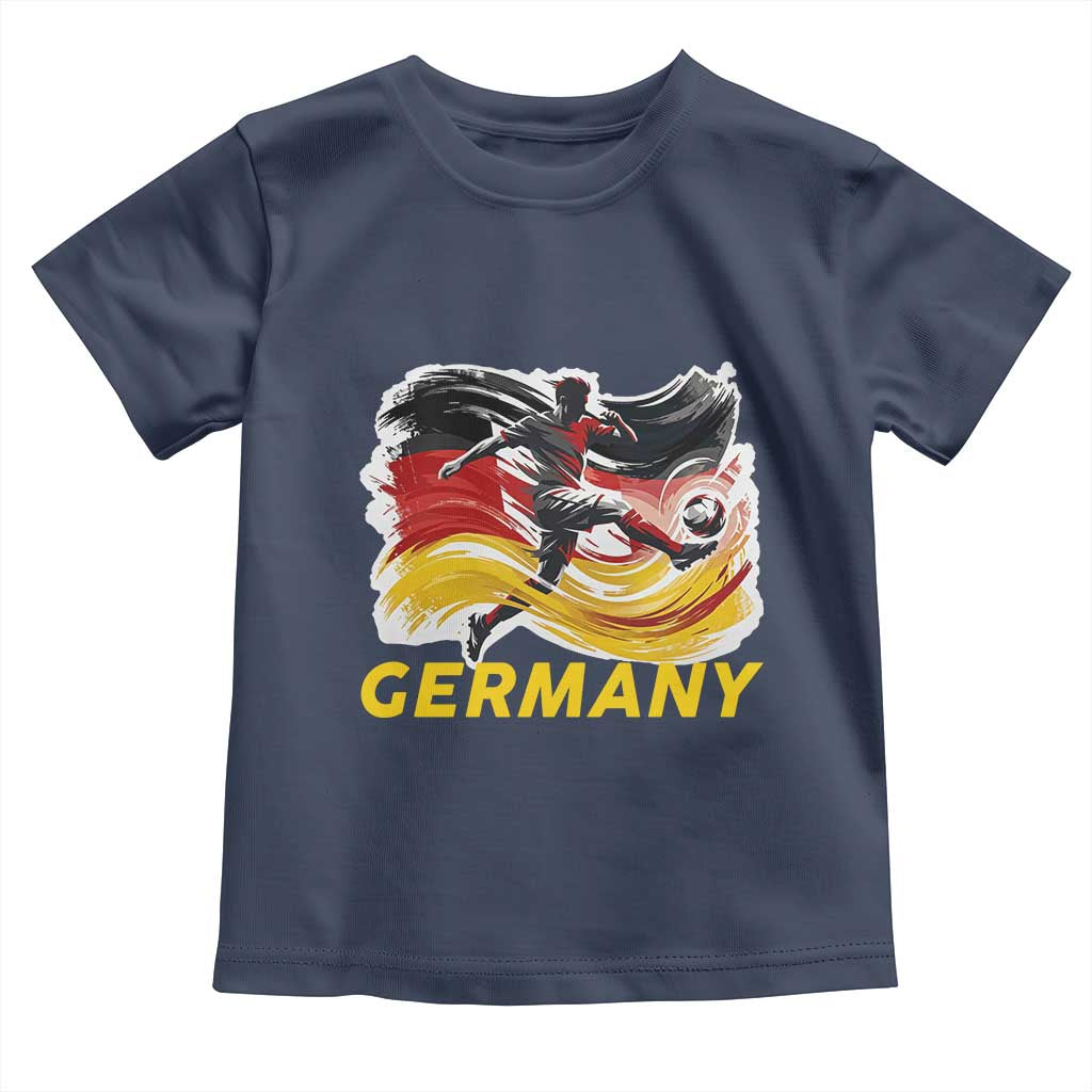Germany Soccer Fan Toddler T Shirt German Football Flag Game Day Supporter