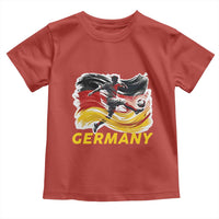 Germany Soccer Fan Toddler T Shirt German Football Flag Game Day Supporter