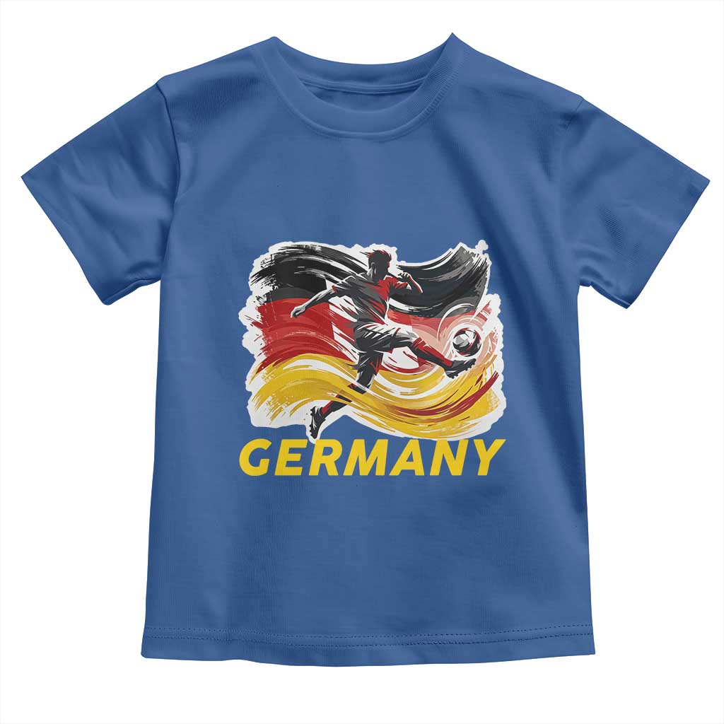 Germany Soccer Fan Toddler T Shirt German Football Flag Game Day Supporter