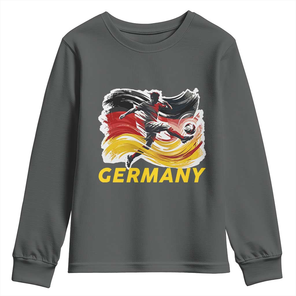 Germany Soccer Fan Youth Sweatshirt German Football Flag Game Day Supporter