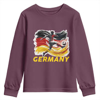 Germany Soccer Fan Youth Sweatshirt German Football Flag Game Day Supporter