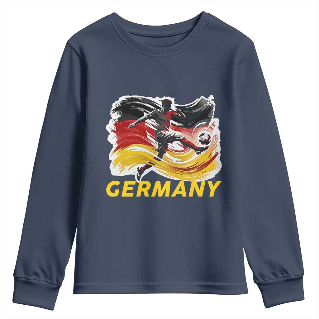 Germany Soccer Fan Youth Sweatshirt German Football Flag Game Day Supporter